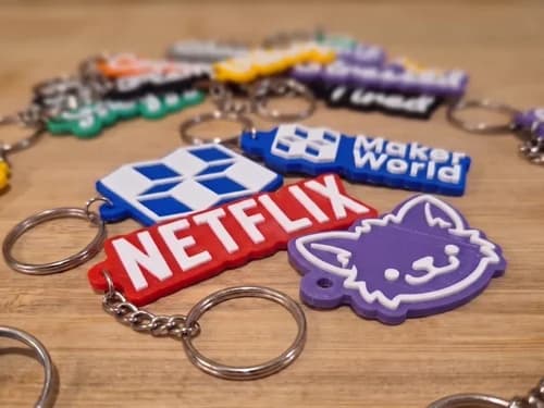 Brand Logo Keychain