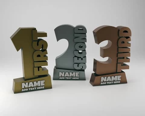 Custom Ranking Trophy